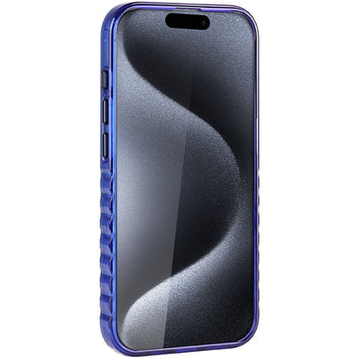 Audi IML Big Logo MagSafe case for iPhone 15 Pro - blue