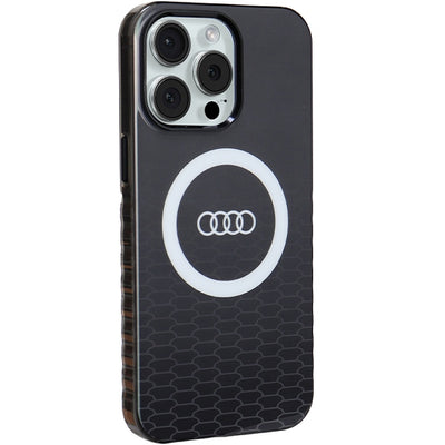 Audi IML Big Logo MagSafe case for iPhone 15 Pro Max - black