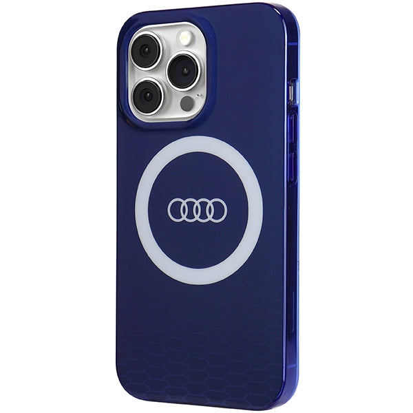 Audi IML Big Logo MagSafe case for iPhone 13 Pro / 13 - blue