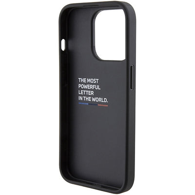 BMW M Grip Stand Bicolor case for iPhone 15 Pro - navy blue