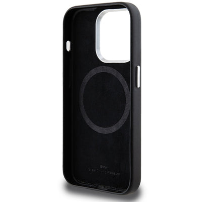 BMW Signature Wrapped Metal MagSafe case for iPhone 14 Pro - black
