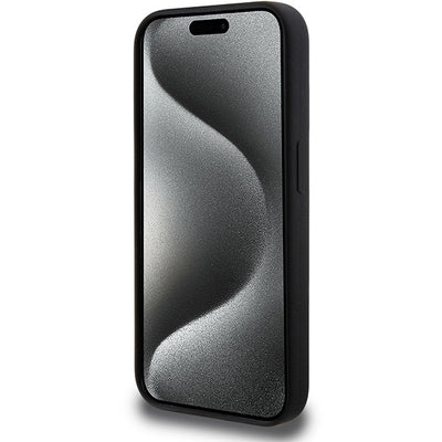 BMW M Silicone Pattern MagSafe case for iPhone 15 Pro - black