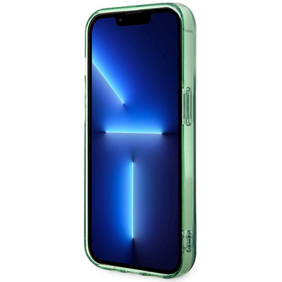BMW M Tricolor Stripes MagSafe case for iPhone 15 Pro - green