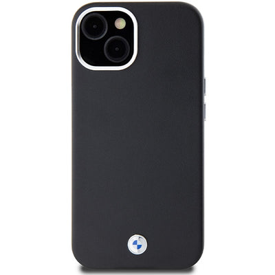 BMW Signature Wrapped Metal MagSafe case for iPhone 15 Plus / 14 Plus - black