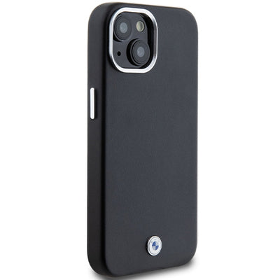 BMW Signature Wrapped Metal MagSafe case for iPhone 15 Plus / 14 Plus - black