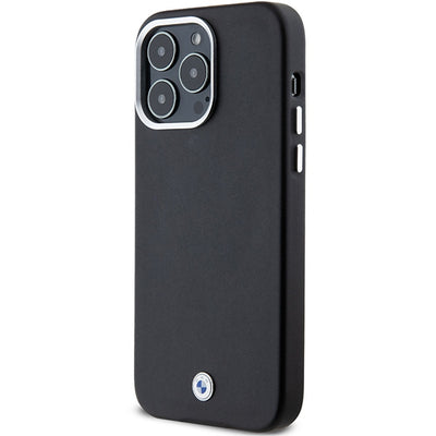 BMW Signature Wrapped Metal MagSafe case for iPhone 15 Pro Max - black