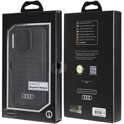 Audi Synthetic Leather case with MagSafe for iPhone 13 Pro / 13 - black
