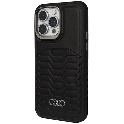 Audi Synthetic Leather case with MagSafe for iPhone 14 Pro Max - black