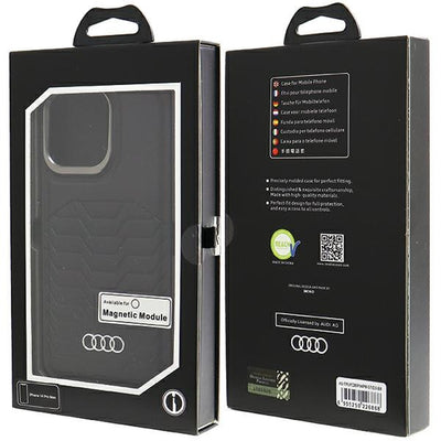 Audi Synthetic Leather case with MagSafe for iPhone 14 Pro Max - black