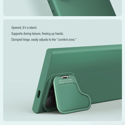 Nillkin CamShield Silky Prop Silicone Case for Samsung Galaxy S24 Ultra - black