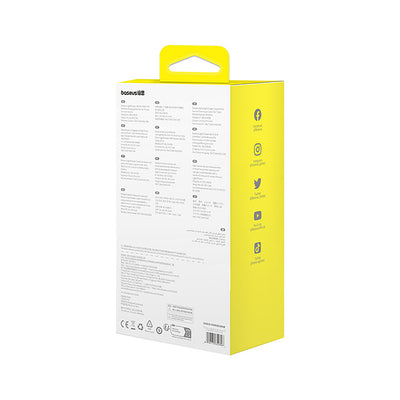 Baseus LightChaser BS-CM029 car holder with triple coil inductive charger - black