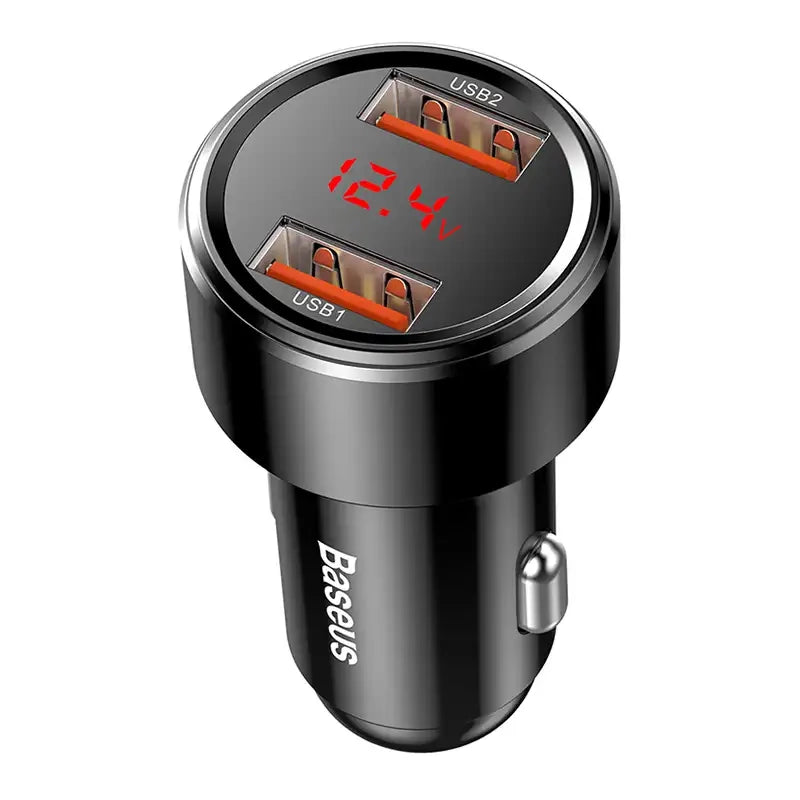 Ładowarka samochodowa Baseus Magic 2x USB QC 3.0 45W (czarna) - Product Image 3
