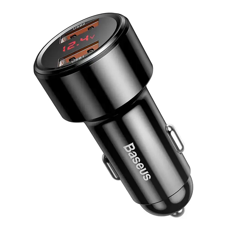 Ładowarka samochodowa Baseus Magic 2x USB QC 3.0 45W (czarna) - Product Image 4