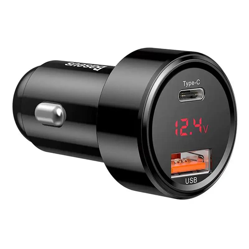 Ładowarka samochodowa Baseus Magic USB + USB-C QC 4.0 PD 45W (czarna) - Product Image 4