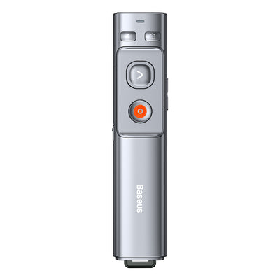 Baseus Orange Dot Wireless Laser Pointer for Presentations - Gray (Battery Not Included)