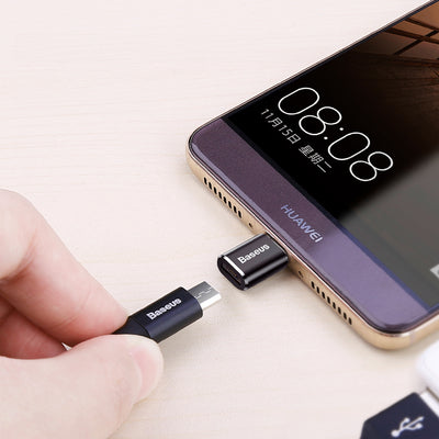 Baseus Mini Adapter from Micro USB to USB-C - Black