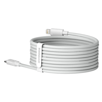 Baseus Simple Wisdom Lightning / USB-C Cable 20W 1.5 m 2 pcs - White