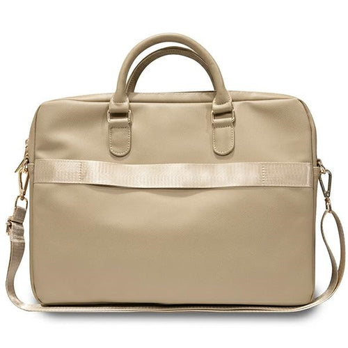 Guess Triangle 4G bag for a 16" laptop - gold