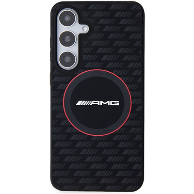 AMG Silicone Carbon Pattern MagSafe case for Samsung Galaxy S24+ - black — Mercedes