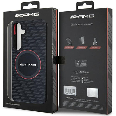 AMG Silicone Carbon Pattern MagSafe case for Samsung Galaxy S24 - black — Mercedes