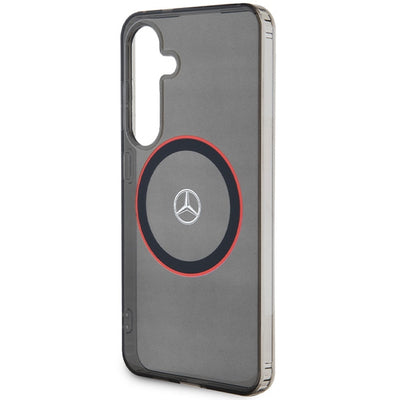Mercedes Double Layer W Red MagSafe case for Samsung Galaxy S24 - black