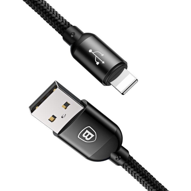 Baseus 3in1 Cable USB-C / Lightning / Micro 3,5A 0,3m (Black) - Product Image 6