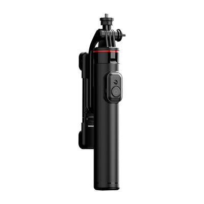Selfie stick WC13YDS telescopic tripod 1.3m with double lamp and phone holder - black — Hurtel