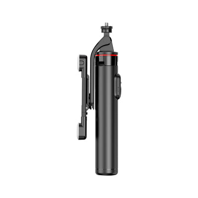 Selfie stick WC13YDS telescopic tripod 1.3m with double lamp and phone holder - black — Hurtel