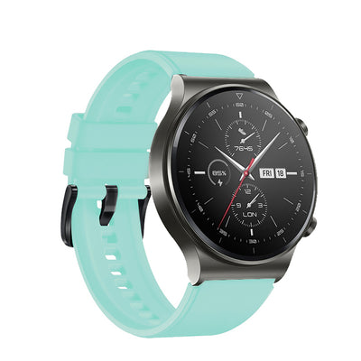 Silicone Strap for Huawei Watch GT 2 / 3 / 4 / 2 Pro / 3 Pro / 4 Pro / GT 2e - Light Green — Hurtel