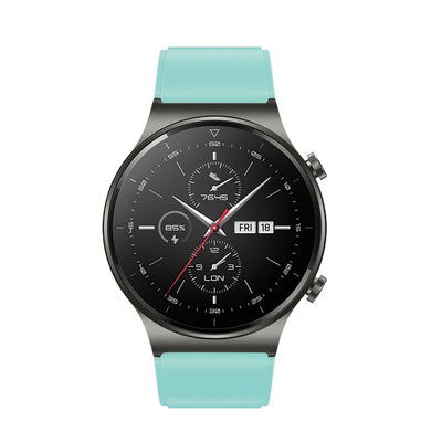 Silicone Strap for Huawei Watch GT 2 / 3 / 4 / 2 Pro / 3 Pro / 4 Pro / GT 2e - Light Green — Hurtel
