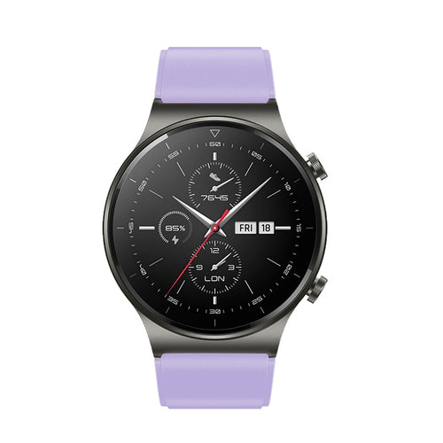 Silicone Strap for Huawei Watch GT 2 / 3 / 4 / 2 Pro / 3 Pro / 4 Pro / GT 2e - Purple — Hurtel