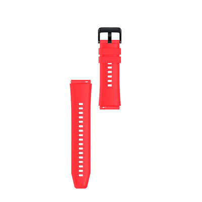 Silicone Strap for Huawei Watch GT 2 / 3 / 4 / 2 Pro / 3 Pro / 4 Pro / GT 2e - Red — Hurtel