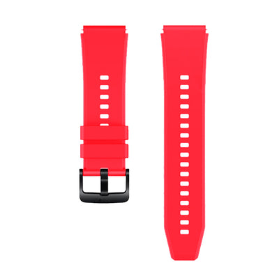 Silicone Strap for Huawei Watch GT 2 / 3 / 4 / 2 Pro / 3 Pro / 4 Pro / GT 2e - Red — Hurtel