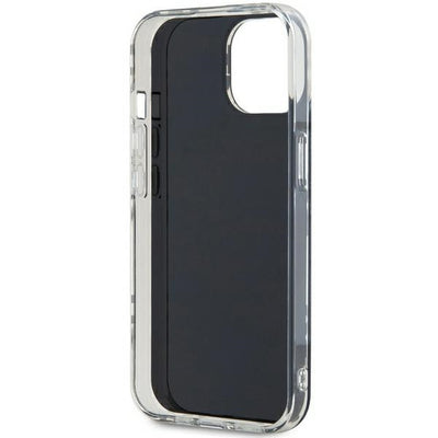 DKNY IML Checkered Mono Pattern case for iPhone 15 Plus / 14 Plus - black