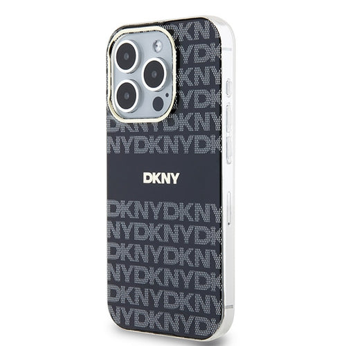 DKNY IML Mono & Stripe MagSafe case for iPhone 13 Pro Max - black