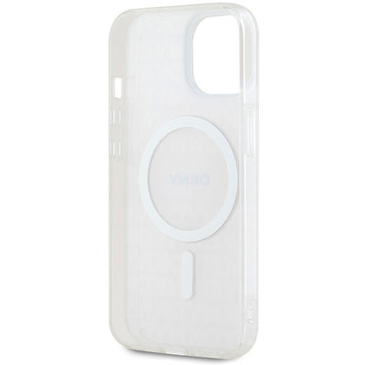 DKNY IML Mono & Stripe MagSafe Case for iPhone 15 Plus / 14 Plus - Pink