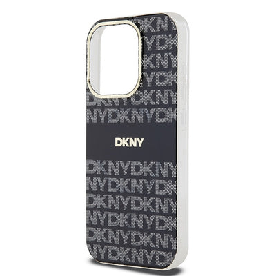 DKNY IML Mono & Stripe MagSafe case for iPhone 15 Pro Max - black