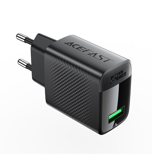 Acefast A90 Charger GaN USB-A QC 18W - Black