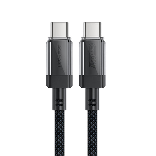 Acefast C12 USB-C / USB-C PD cable 60W 480Mb/with nylon braid - black