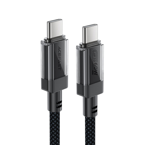 Acefast C12 USB-C / USB-C PD cable 60W 480Mb/with nylon braid - black
