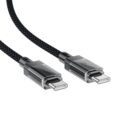 Acefast C12 USB-C / USB-C PD cable 60W 480Mb/with nylon braid - black