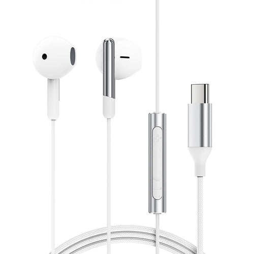 Acefast L3 Wired USB-C Headphones with Microphone - White