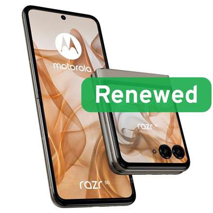 Motorola Renewed | Grade A | Razr 50 | 256 GB | Beige | 5G | O