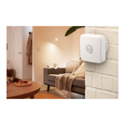 Philips Smart | Smart Motion Sensor with Batteries, 1-Pack | White