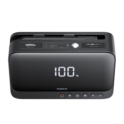 Jump starter Baseus Super Energy BS-CH013 4in1 600A with flashlight / powerbank 6000mAh / compressor - black