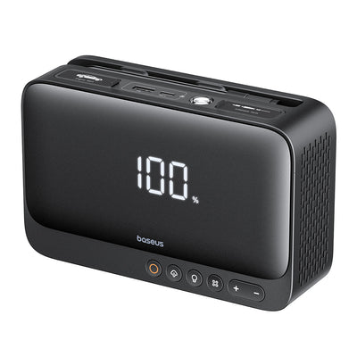 Jump starter Baseus Super Energy BS-CH013 4in1 600A with flashlight / powerbank 6000mAh / compressor - black