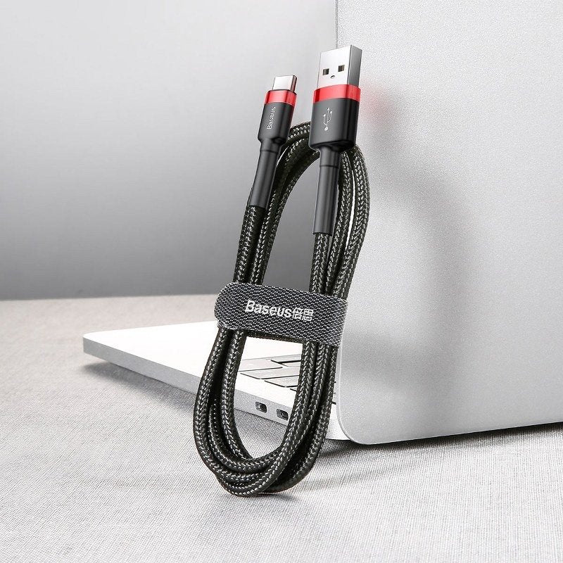 Baseus Cafule USB-C cable 2A 3m (Black+Red) - Product Image 7
