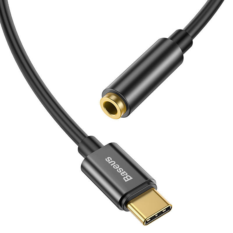 Baseus L54 Audio Adapter USB-C + mini jack 3,5mm (Black) - Product Image 3