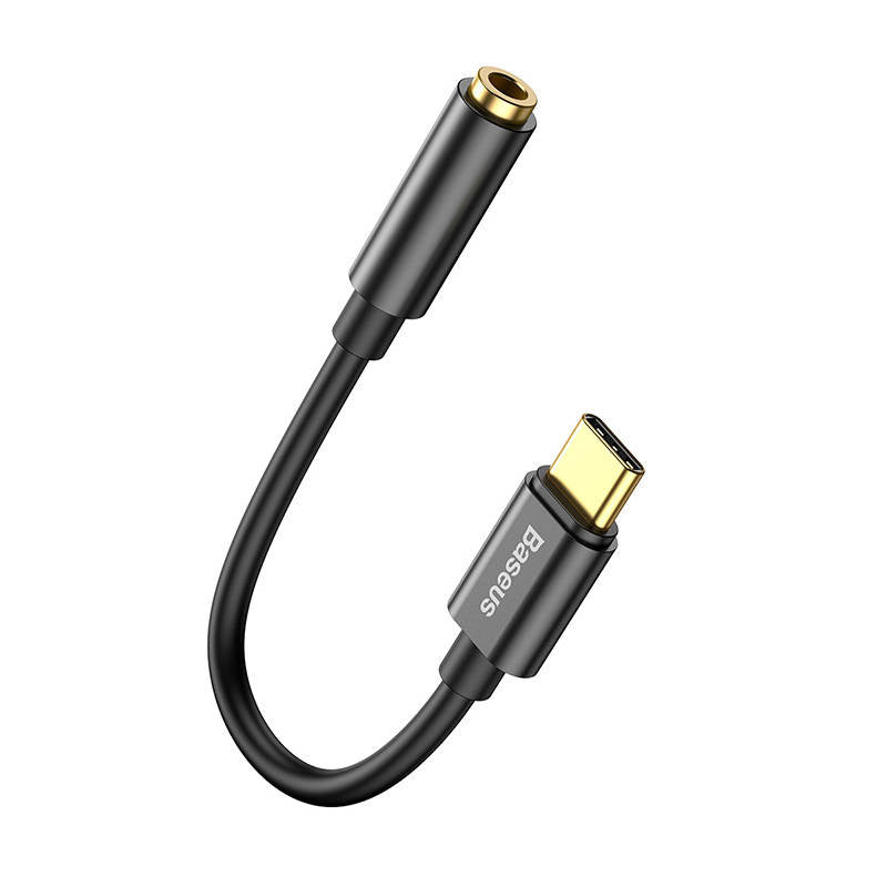 Baseus L54 Audio Adapter USB-C + mini jack 3,5mm (Black) - Product Image 6