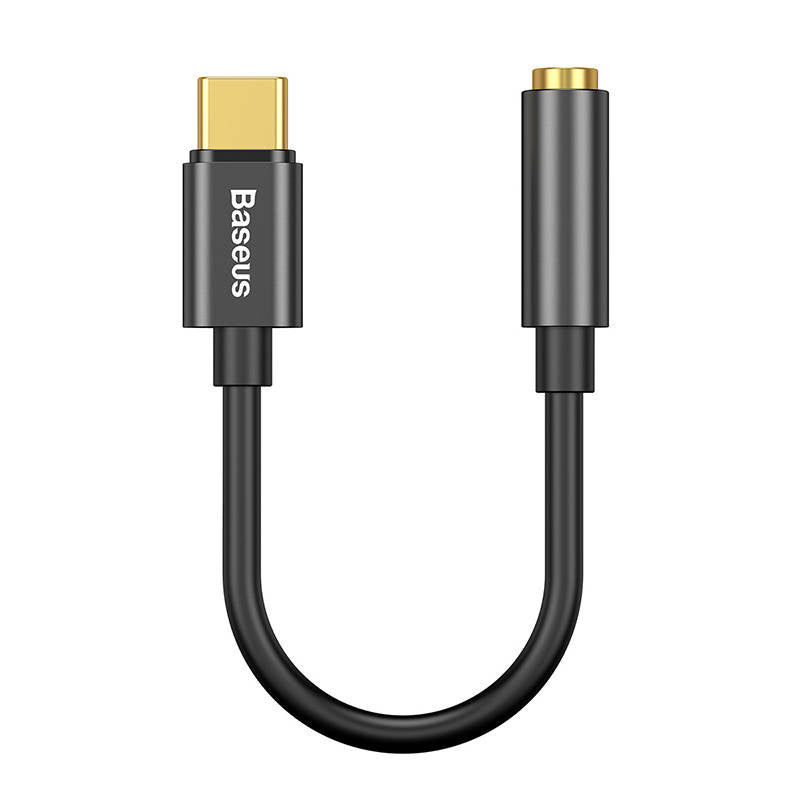 Baseus L54 Audio Adapter USB-C + mini jack 3,5mm (Black) - Product Image 2